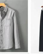 Gray top Black pants / Medium