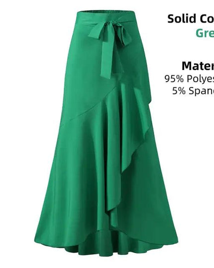 Casual Loose Ruffles Skirt