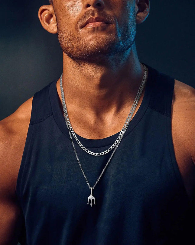 Stylish Neptune Trident Chain Necklaces