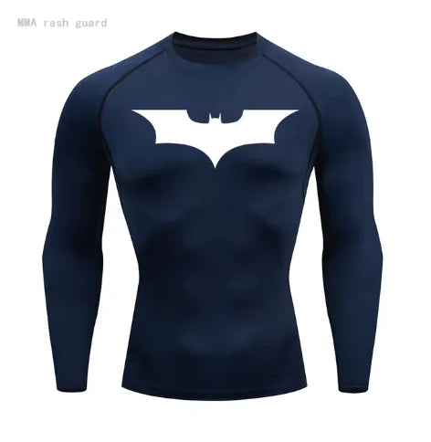 Long Sleeve Compression Batman T-Shirt