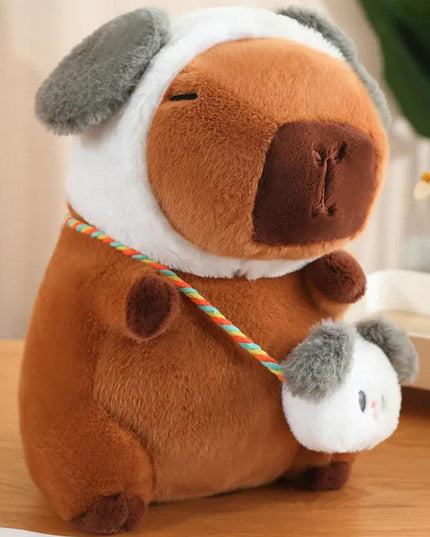 Capybara and Rabbit Plush Ragdoll