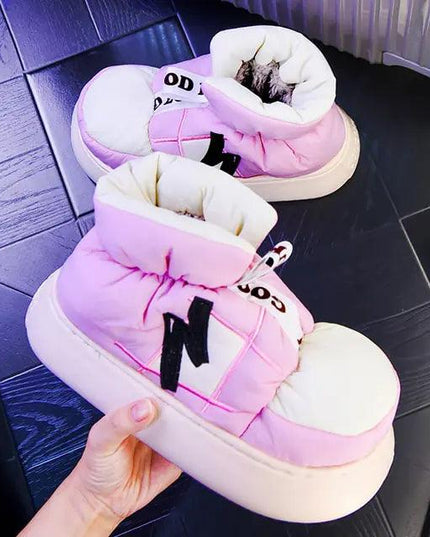 Warm Plush Lining Slippers