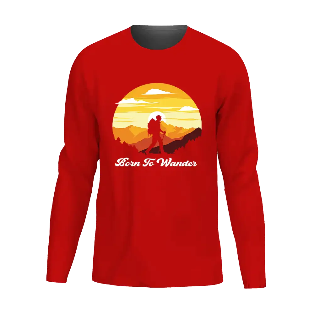 Born To Wander Men Long Sleeve Shirt