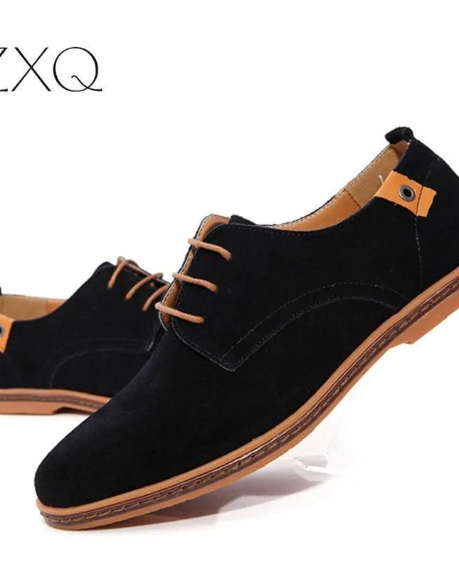 Suede Oxfords Leather Shoes