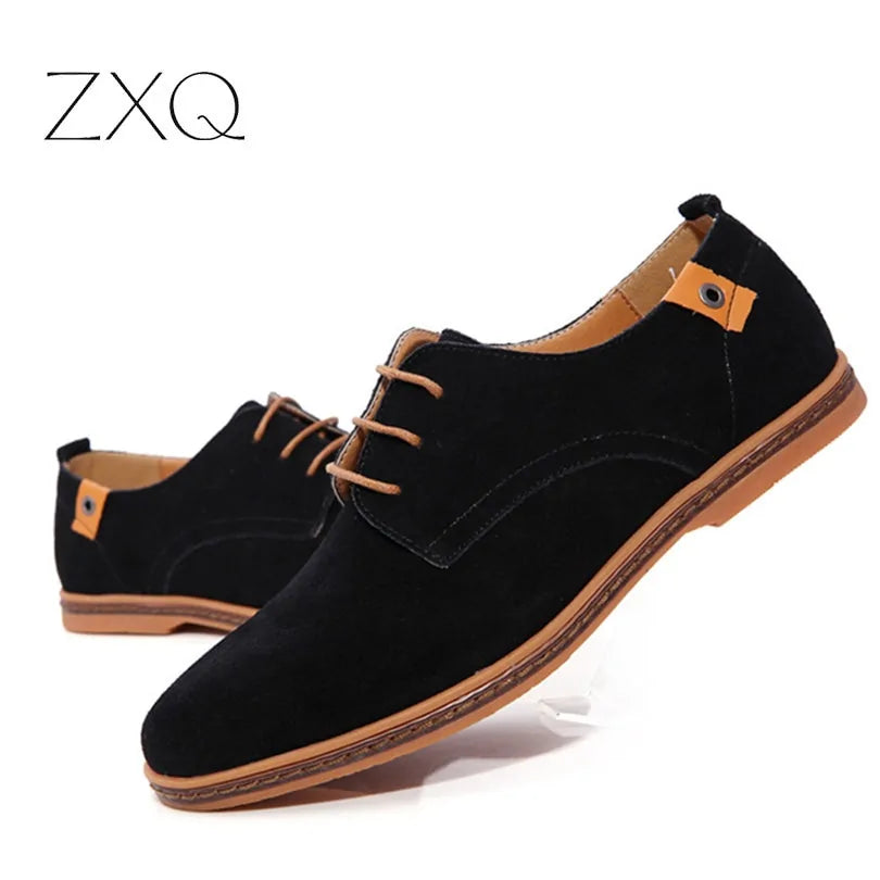 Suede Oxfords Leather Shoes