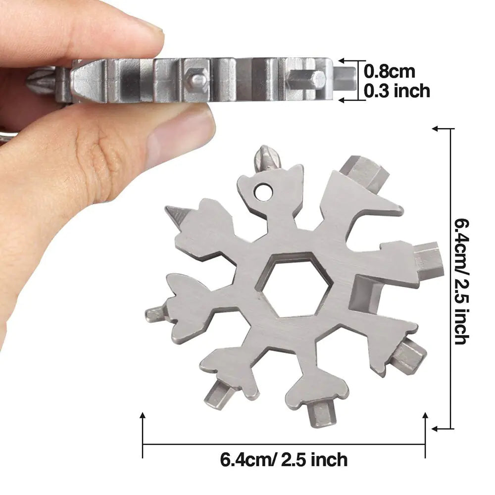 Snowflake Multipurpose Keyring