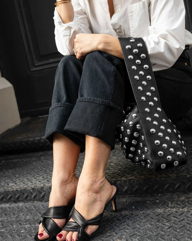 Rivet Motorcycle Shoulder Bag