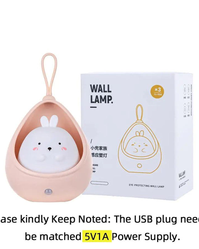 LED Night Light Sensor Control cute animal