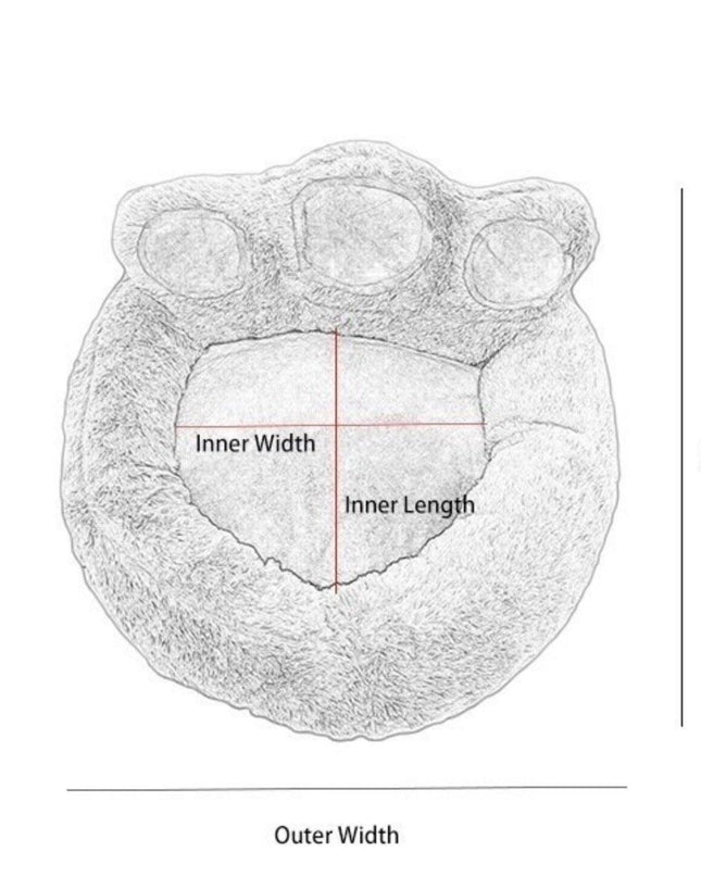 Paw Shape Washable Sleeping Dog Bed