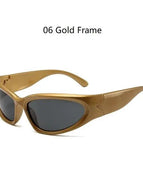 06 Gold Frame / UV400 Goggles