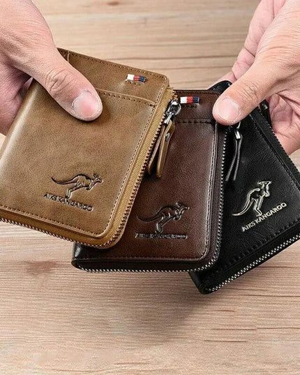 Men's "RFID" Blocking Leather Wallet "Waterproof"