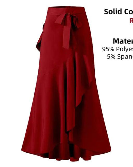 Casual Loose Ruffles Skirt