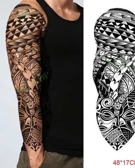 Full Arm Men's Tattoo