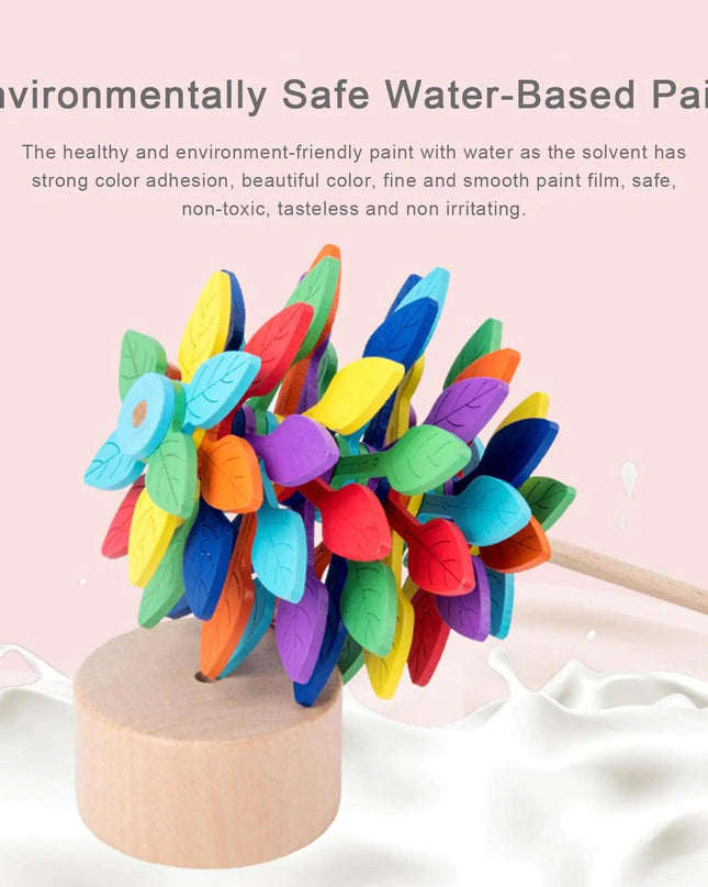 Wooden Spiral Lollipop Stress Relief Toy