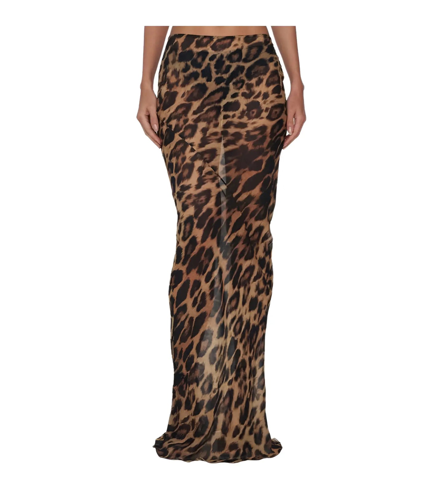 Monica Leopard Print Skirt