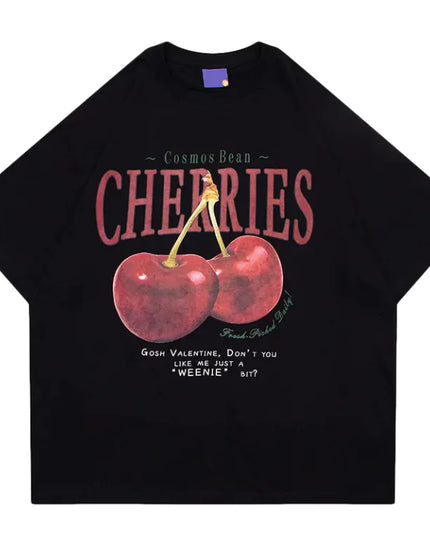 American-Style Printed Couple Short-Sleeve T-Shirt