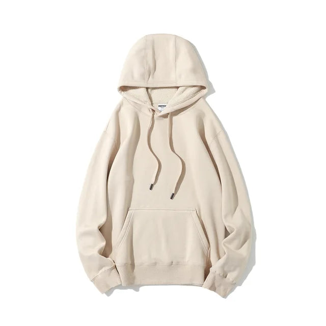 American Fashionable Unisex Off-Shoulder Hooded Sweatshirts