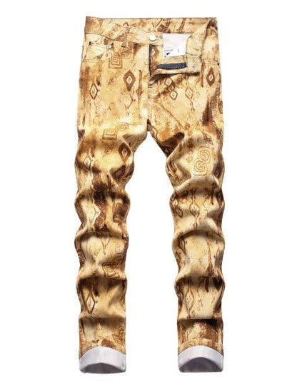 Khaki Denim Skinny Jeans