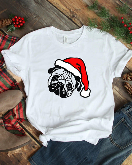 Christmas Santa Pug Shirt