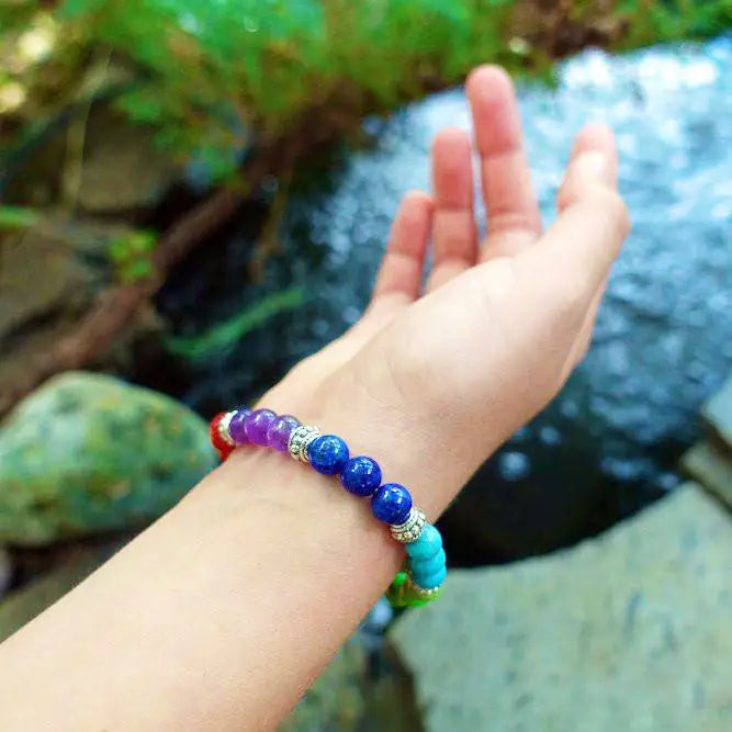 Natural Crystal Healing Anxiety Bracelet