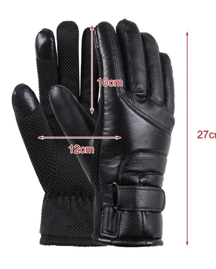 Electric USB Heated Gloves Winter Warming Thermal Ski Snow Hand Warm Windproof