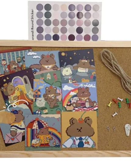 Student Dormitory Simple Solid Wood Frame Background Photo