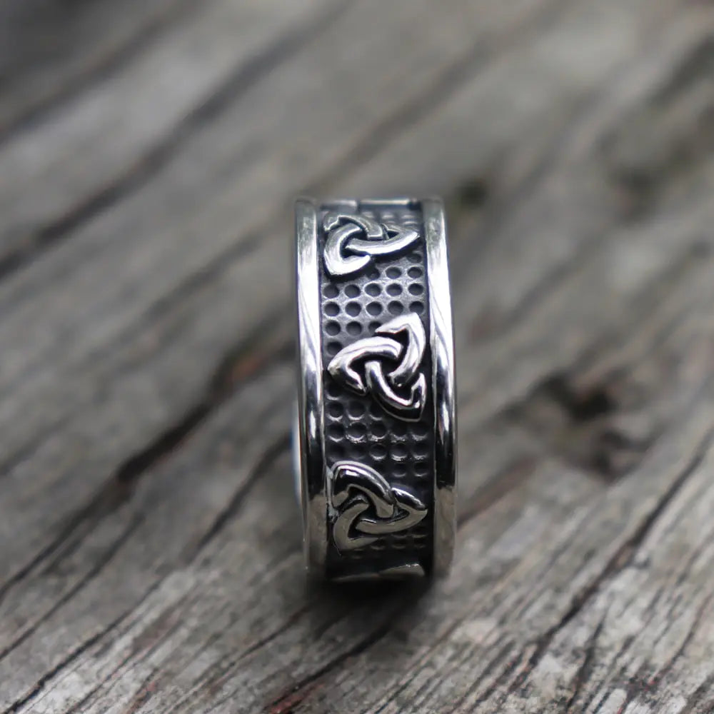 Viking Stainless Steel Celtics Knot Ring