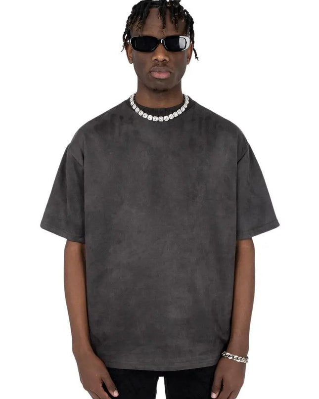 Suede T-shirt