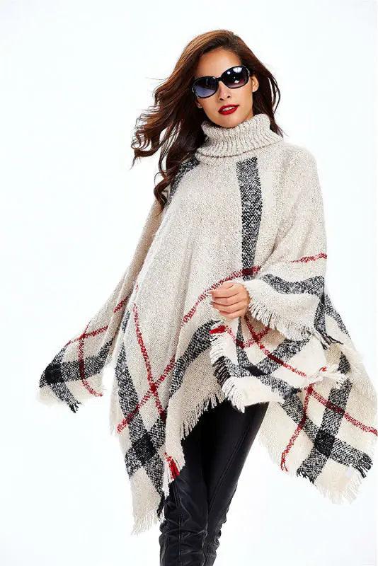 Knitted Sweater Poncho