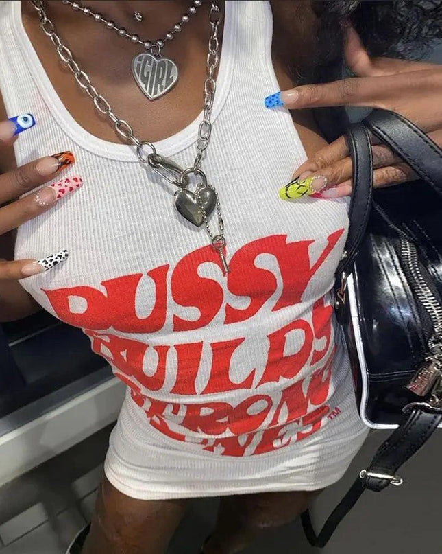 Sleeveless Bodycon Mini Dress