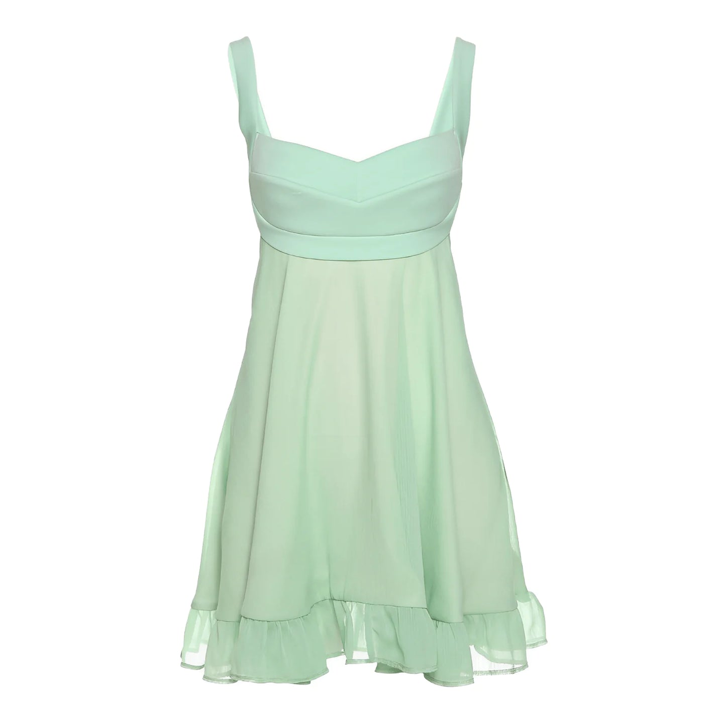 French Green Dress