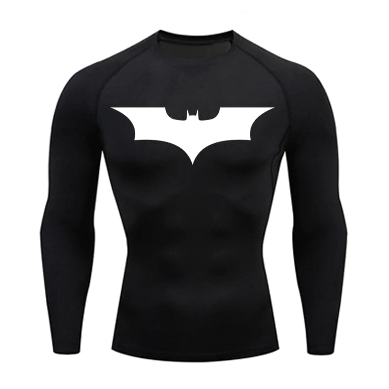 Long Batman Compression Shirt