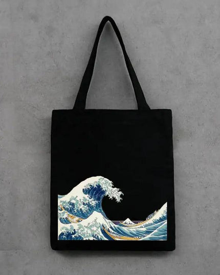 Single-Shoulder Canvas Tote Bag