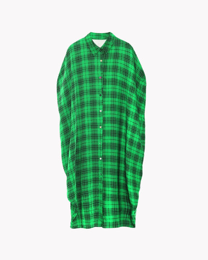 Plaid Shirt Dress
