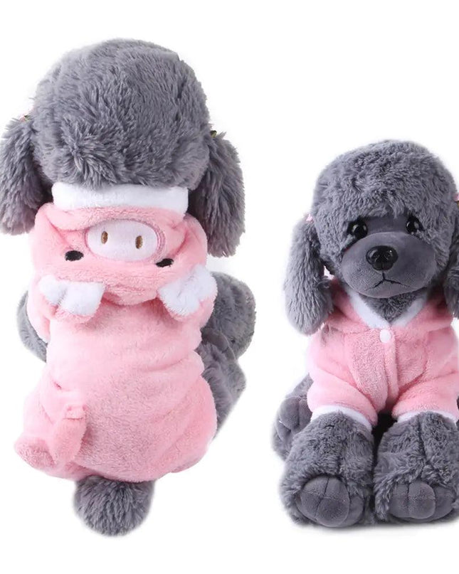 Soft Warm Fleece Dogs Jumpsuits