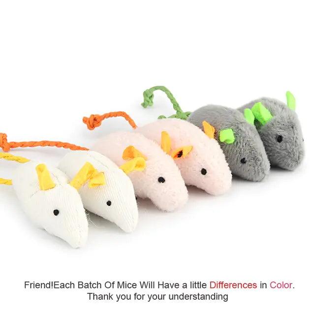 Pet Toy Mice Plush Mouse Cat Toy For Kitten