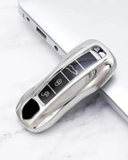 Silver Key Case for Porsche