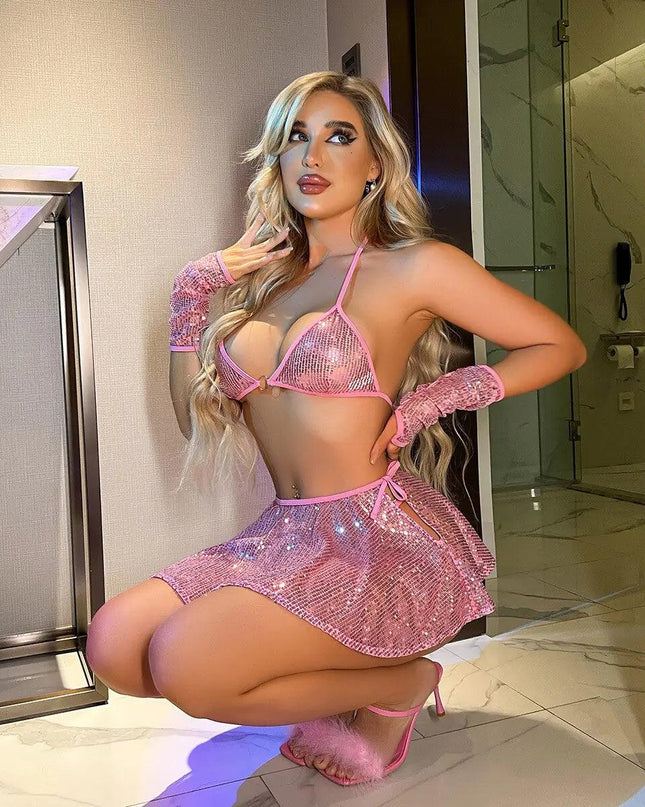 Nightclub Suit Erotic Costumes