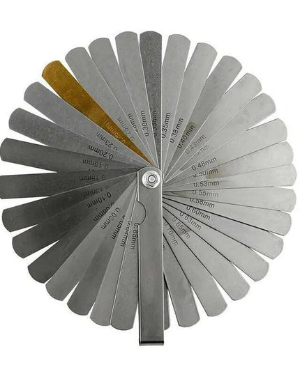 32 Blade Feeler Gauge Dual Reading Combination Feeler Gauge Metric & SAE US NEW