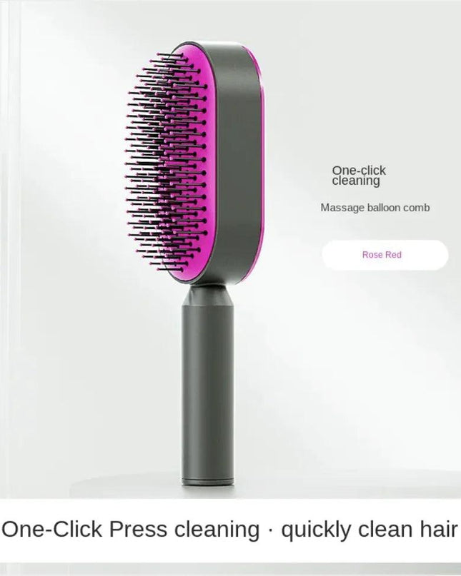 Women’s 3D Hair Growth Self-Cleaning Hair Brush