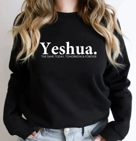 Vintage Yeshua Christian Sweatshirt Christian Apparel Faith