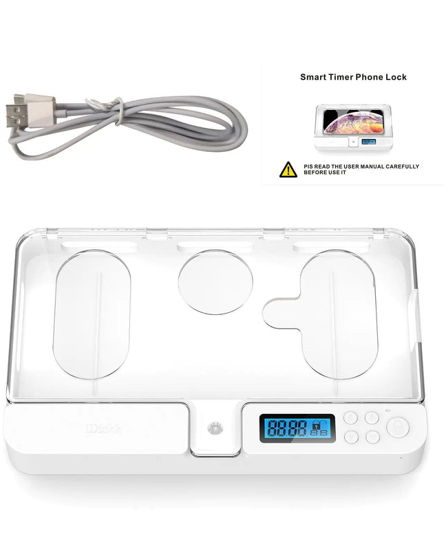 Portable Smart Timer Phone Locker Box
