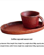 Cup And Saucer Suit Red / 300 To 500ml