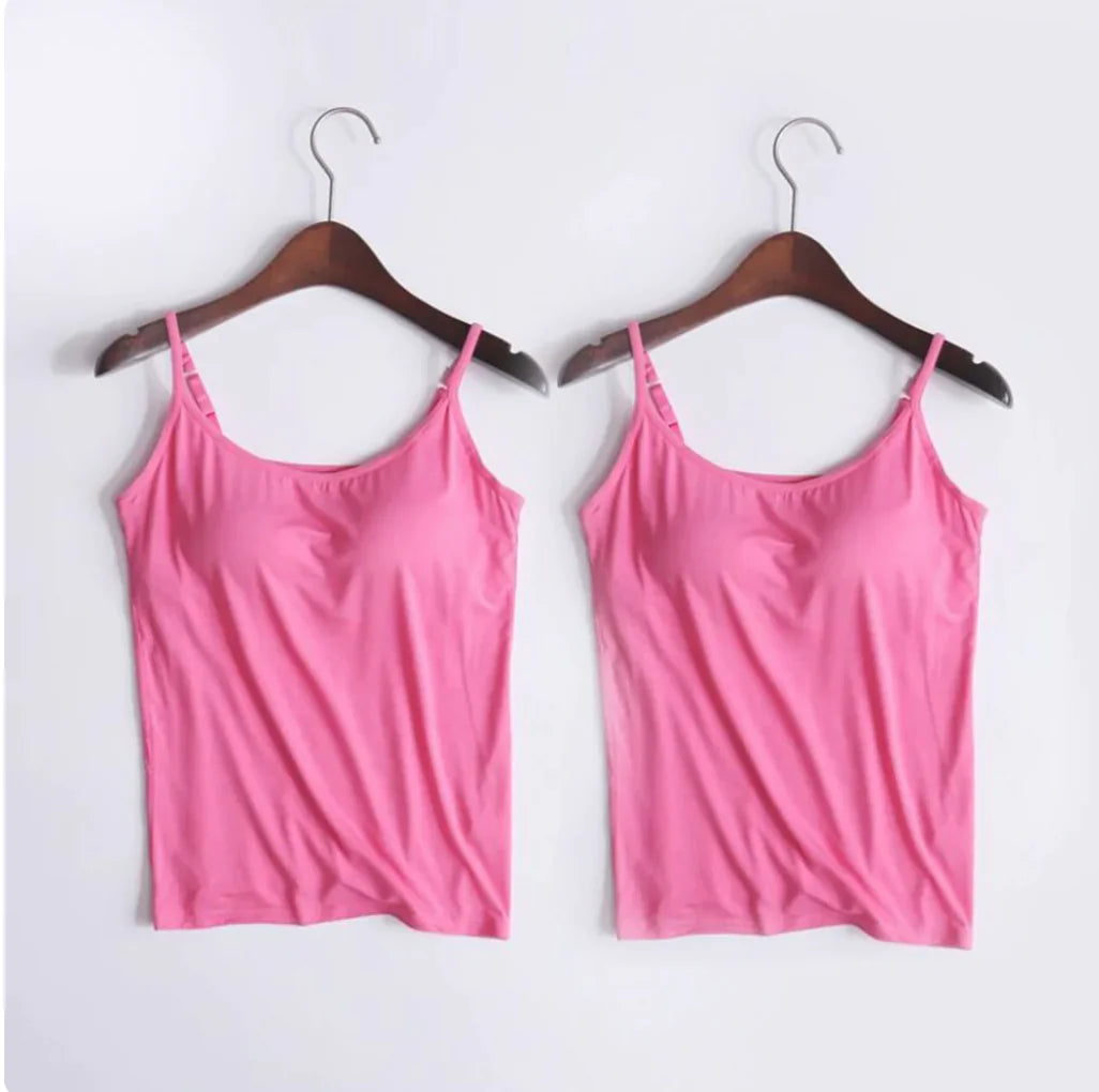 Built-In Bra Sleeveless Yoga Sports