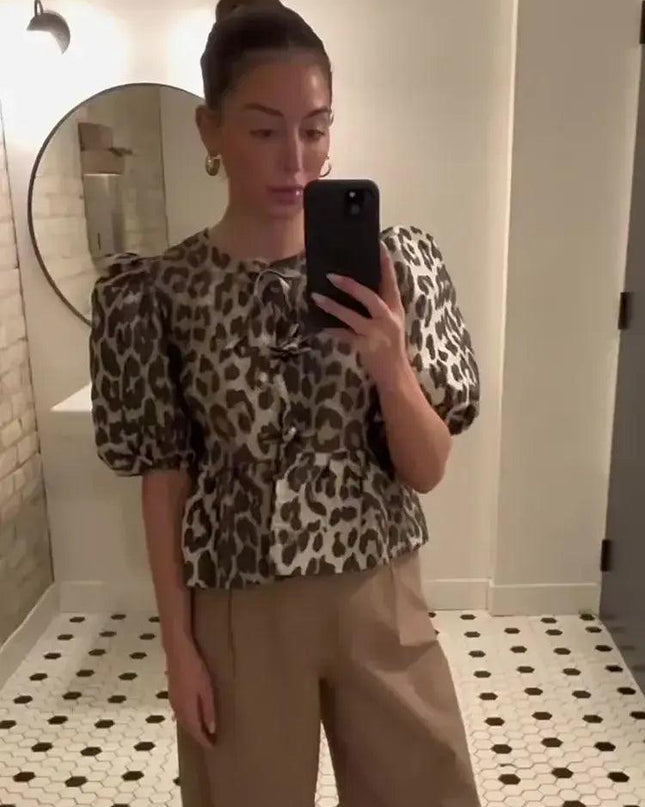 Leopard Hollow Shirt