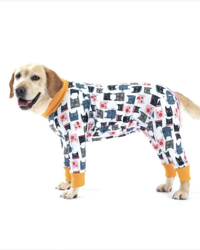 Dog Long Sleeve Homewear Pet Four-legged Clothes