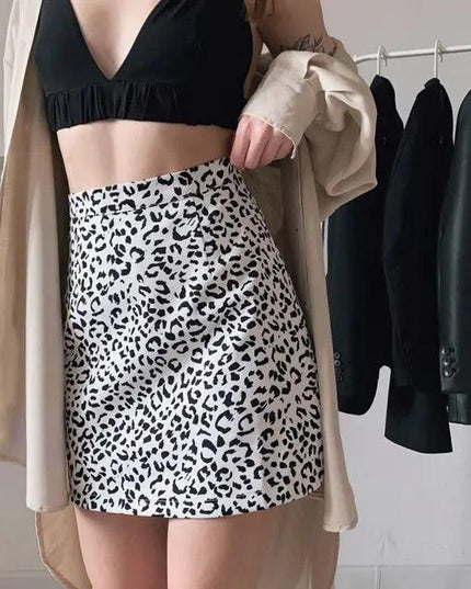 Leopard Print Slim Skirt Trend