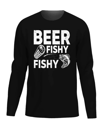 Beer Fishy Fishy Men Long Sleeve Shirt