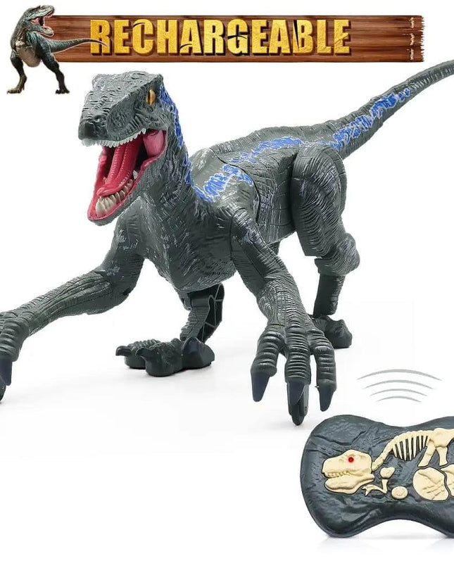 RC Electric Walking Jurassic Dinosaur Simulation Velociraptor