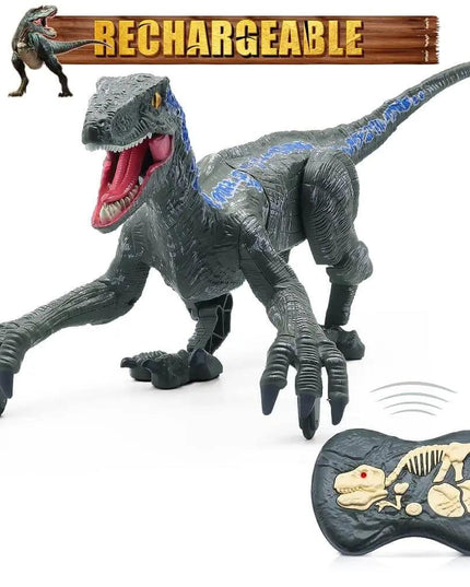 RC Electric Walking Jurassic Dinosaur Simulation Velociraptor